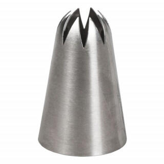 Насадка для кондитерского мешка Закрытая звезда d 10 мм, металл, P.L. Proff Cuisine